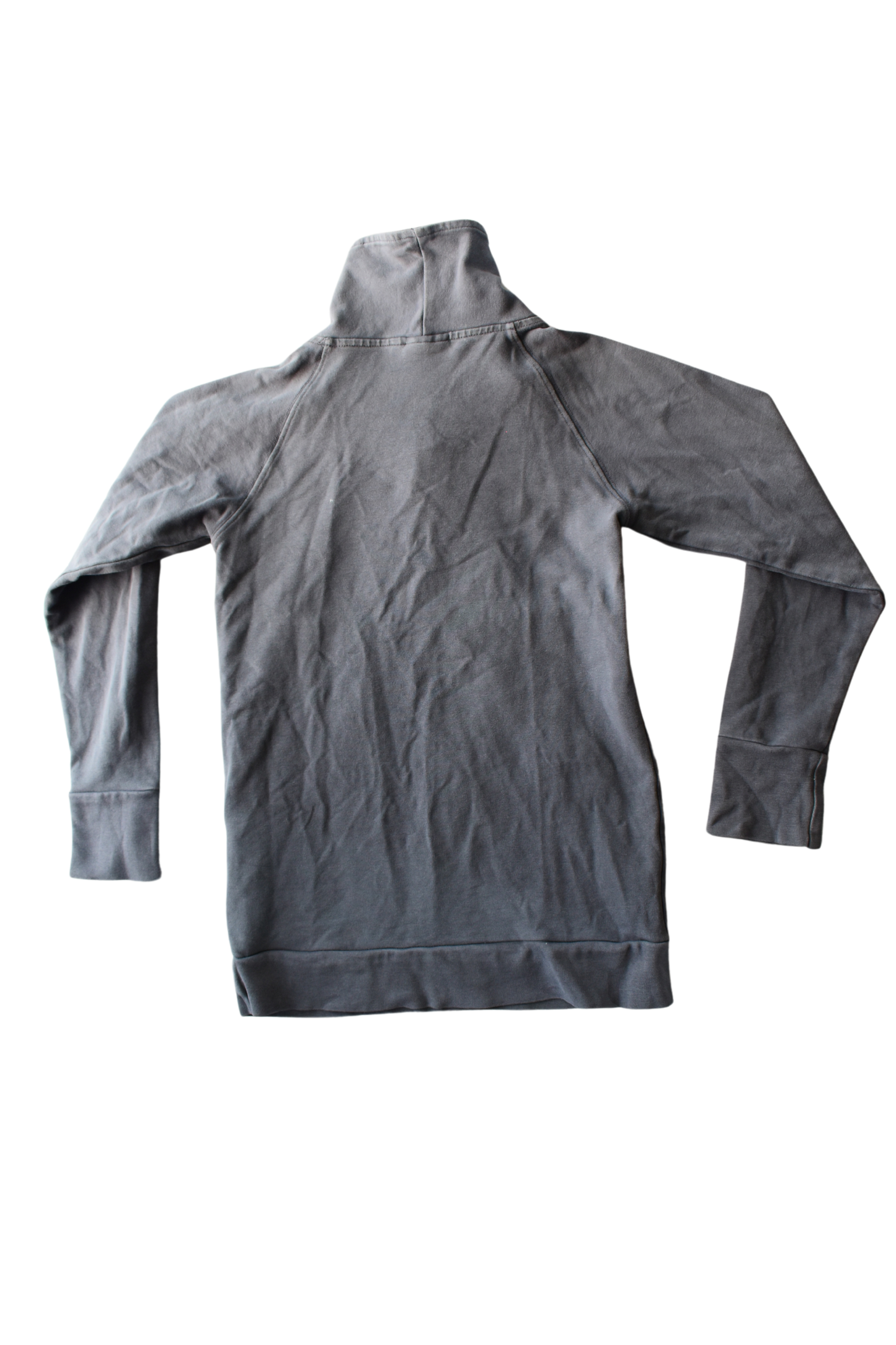 tummanharmaa-lasten-collegepoolo-kengurutaskulla-Blaa