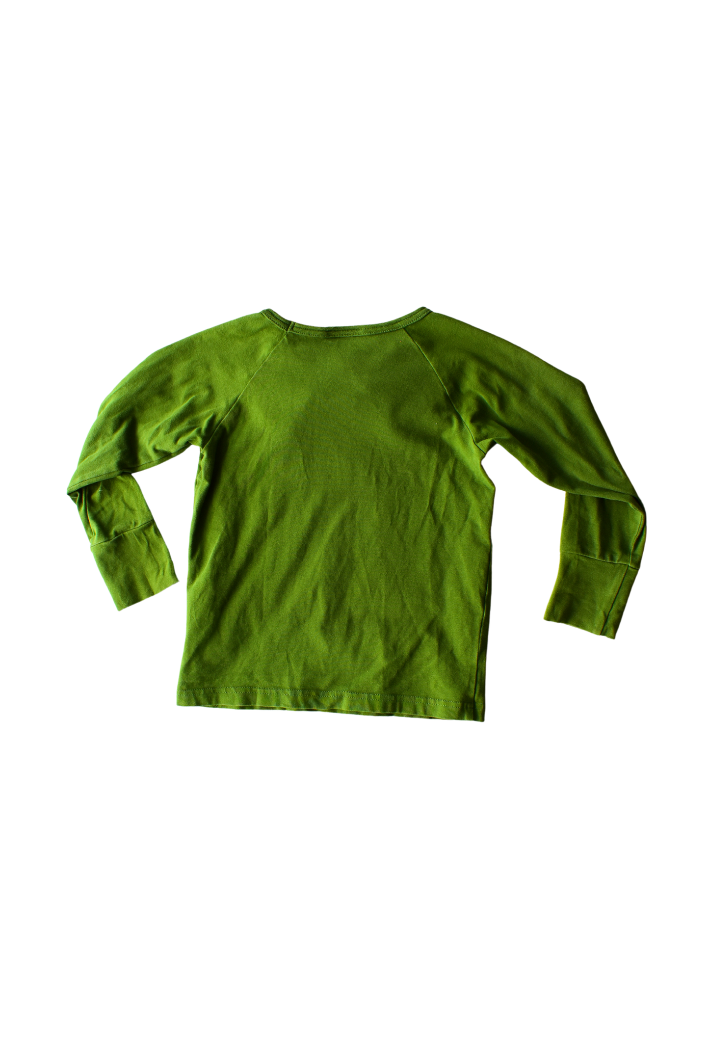 sammaleenvihreä-musta-rusetti-pitkähihainen-trikoopaita-Papu