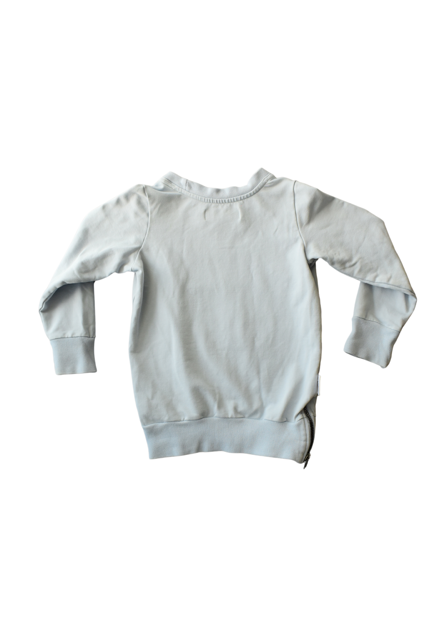 vaaleansininen-lasten-collegepaita-gugguu-helmassa-vetoketjut-sivuilla