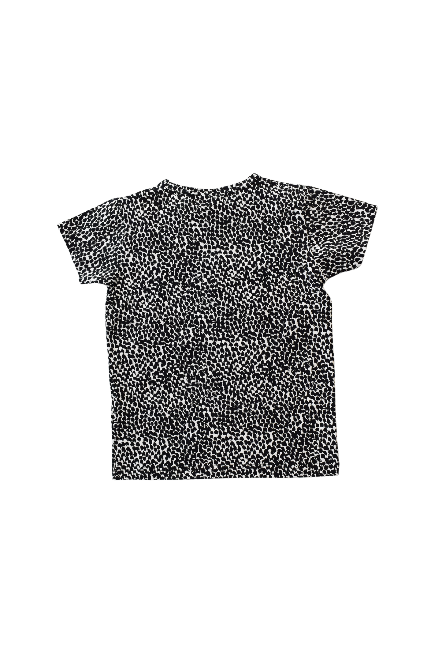 lasten-musta-valko-kirjava-t-paita-aarre