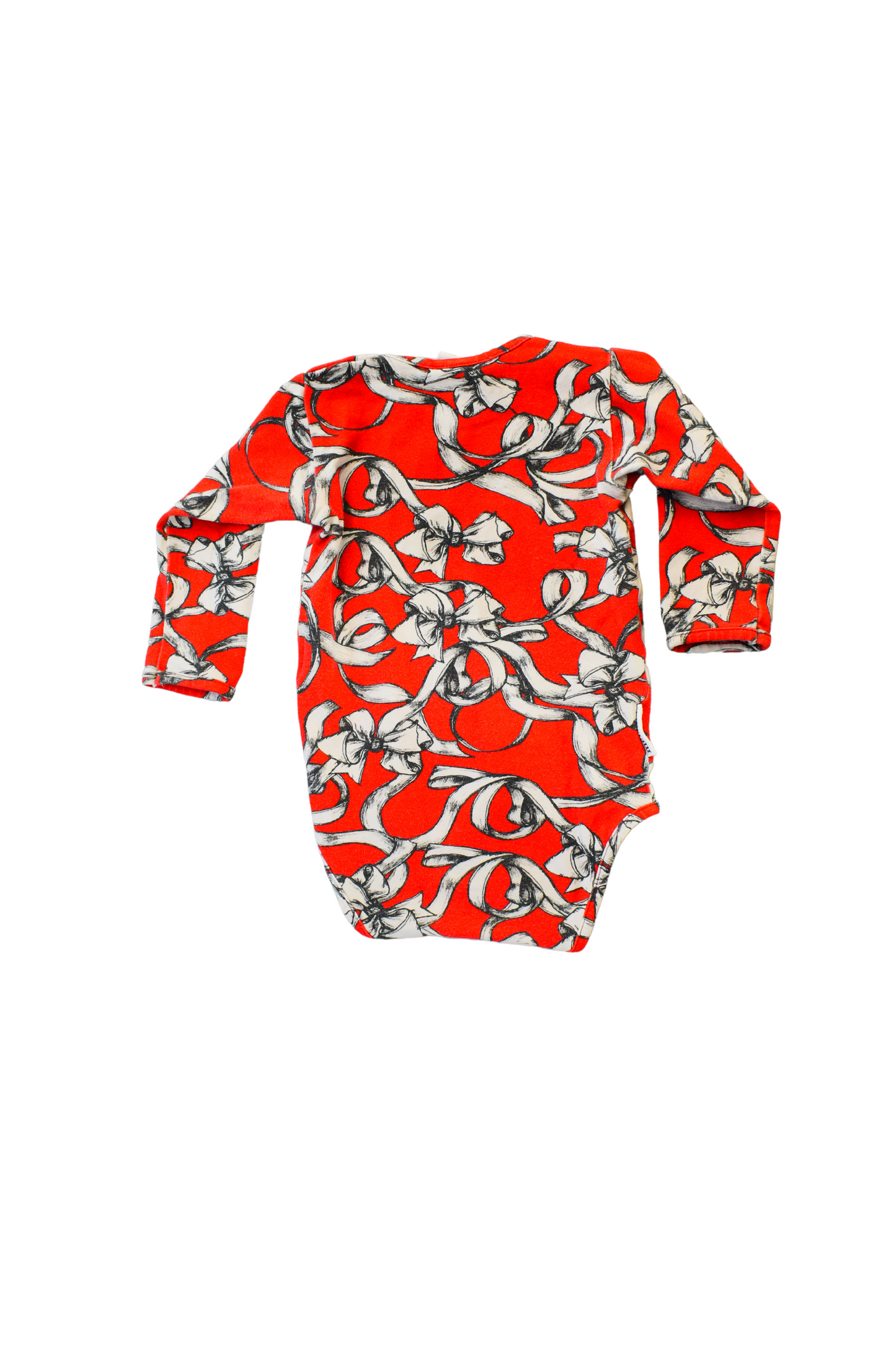 vauvojen-punainen-rusettikuvio-body-metsola